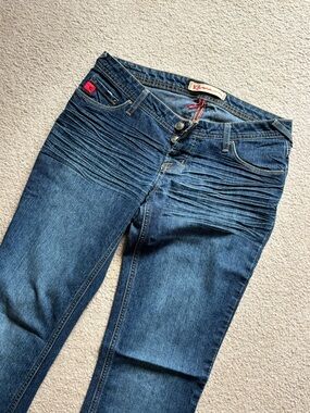 Women's Dark Blue Boot Cut Jeans